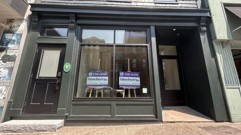 retail space for lease at 1573 Barrington Street