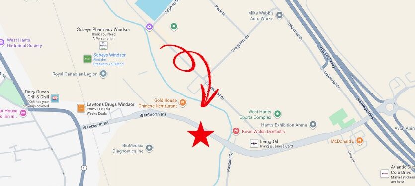 retail space for lease Windsor NS