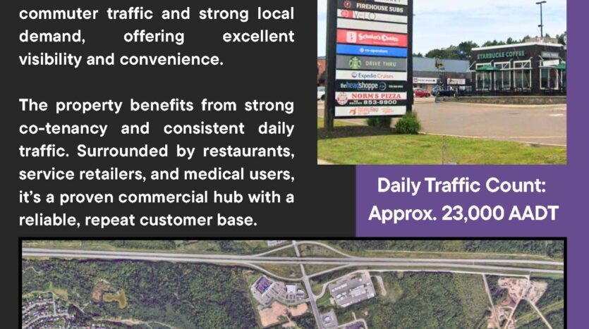 retail space for lease Mountain Road, Moncton